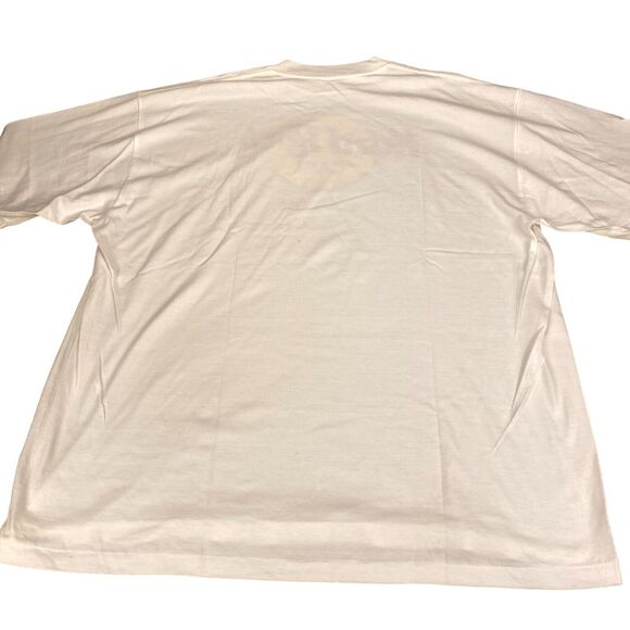 Hard Rock Cafe London Shirt Mens XL White 100% Cotton Short Sleeve Crew Neck Tee - Picture 9 of 10